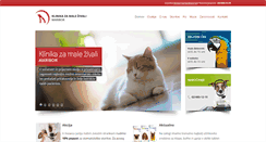 Desktop Screenshot of klinika-malezivali-mb.si